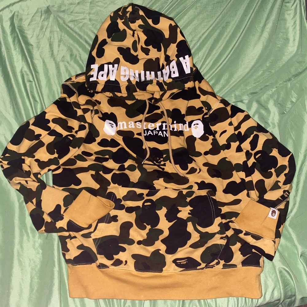 BAPE X MASTERMIND HOODIE SKULL PULLOVER